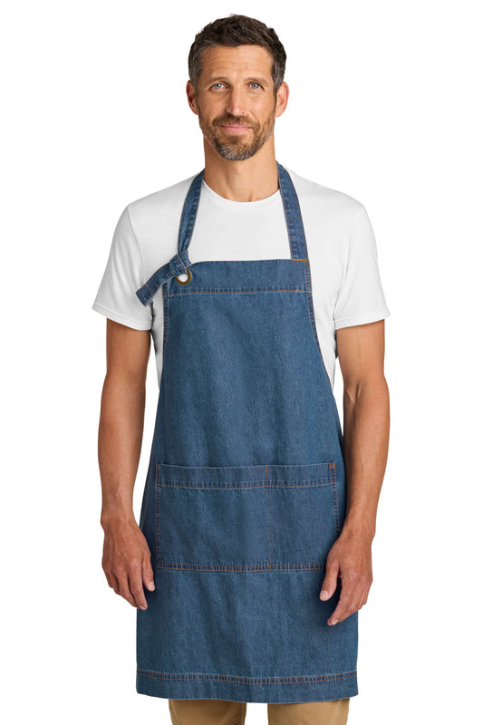 Port Authority Signature Denim Apron A901 - EMBROIDERED