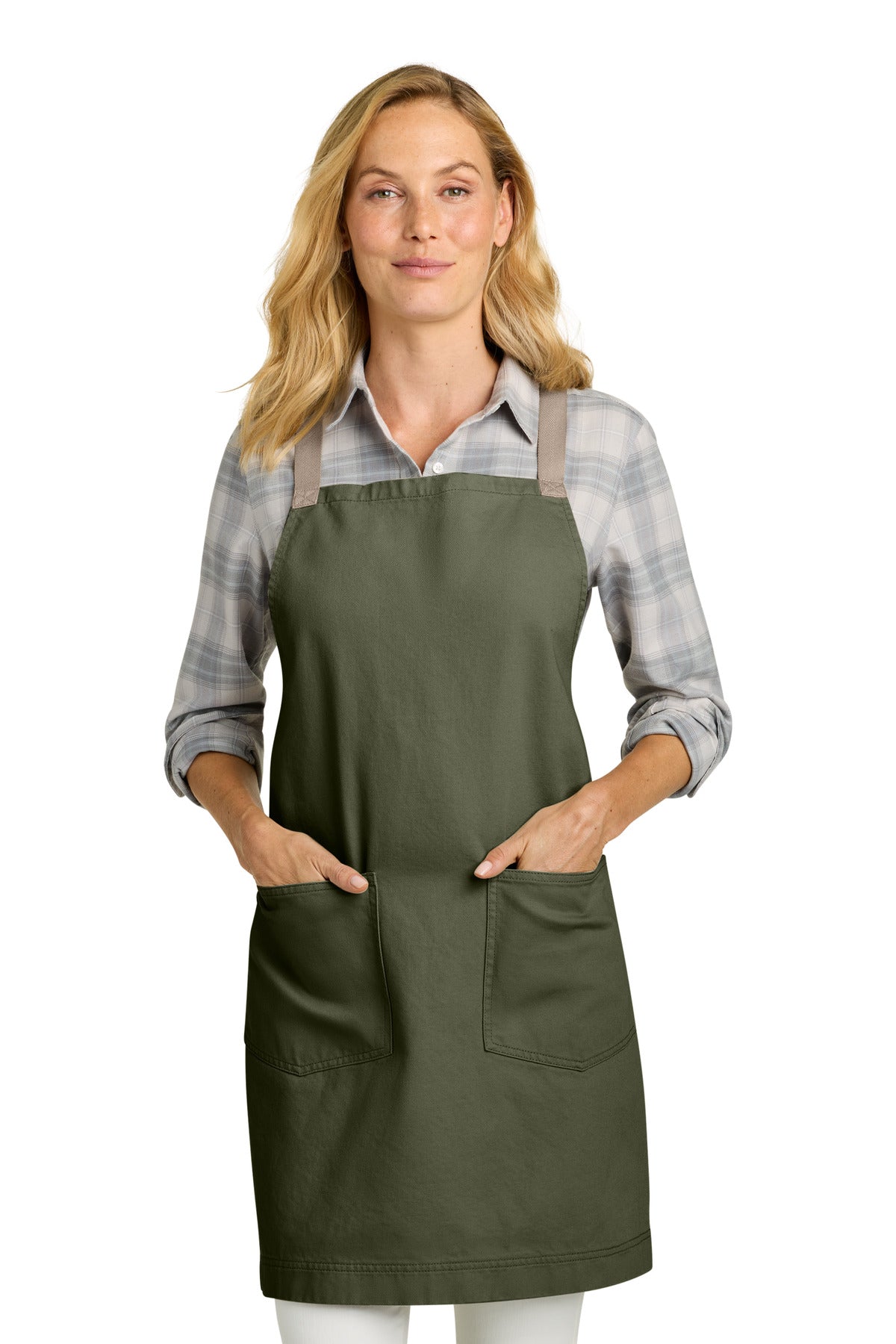 Port Authority  Signature Heavy Twill Crossback Apron A902 - EMBROIDERED
