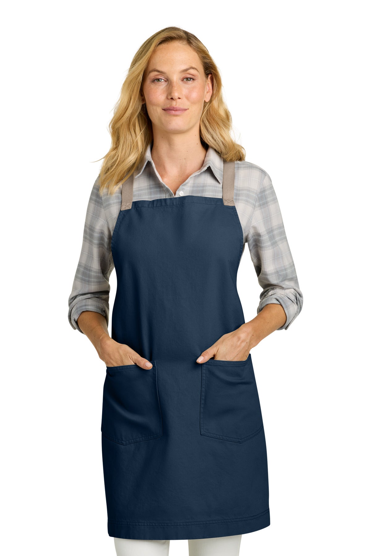 Port Authority  Signature Heavy Twill Crossback Apron A902 - EMBROIDERED