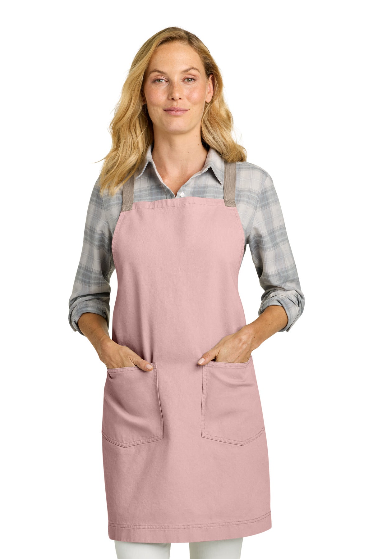 Port Authority Signature Heavy Twill Crossback Apron A902 - EMBROIDERED