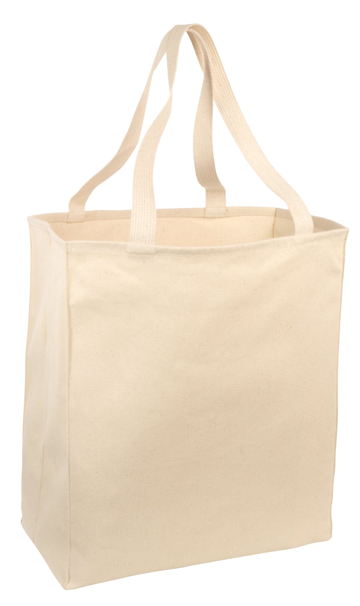 Port Authority Ideal Twill Over-the-Shoulder Grocery Tote. B110 - EMBROIDERED