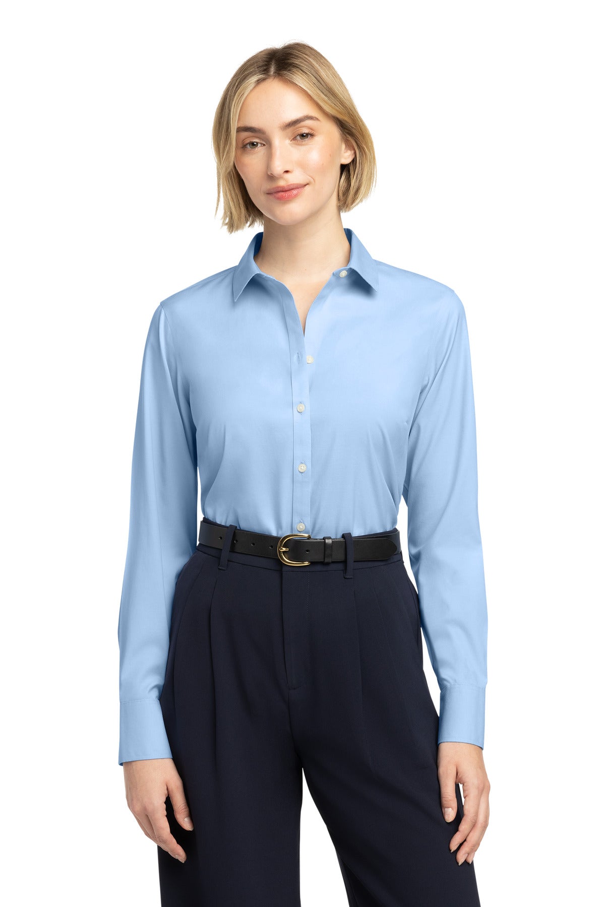 Brooks Brothers Women's Wrinkle-Free Stretch Pinpoint Shirt BB18001
