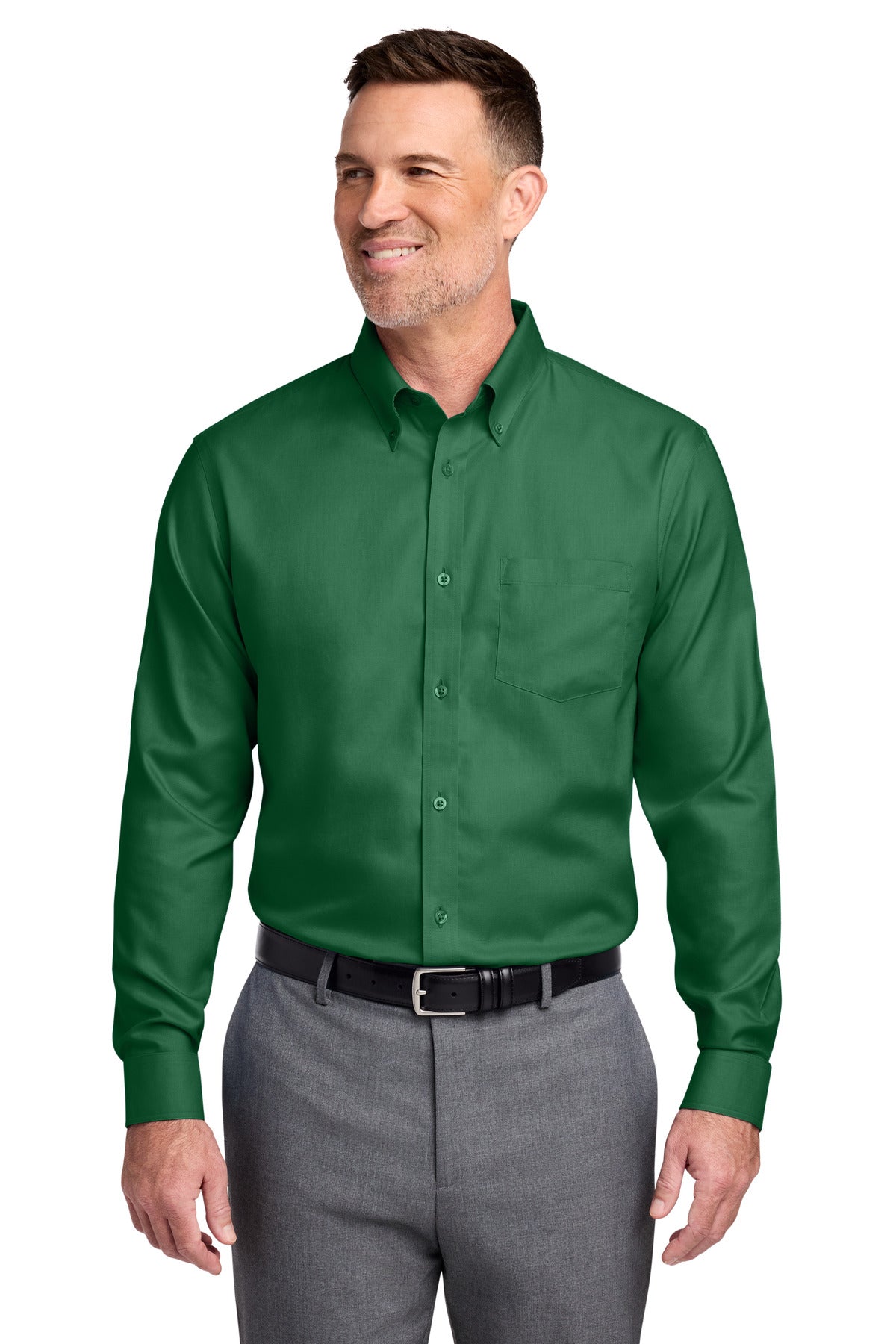 Brooks Brothers Wrinkle-Free Stretch Nailhead Shirt BB18002