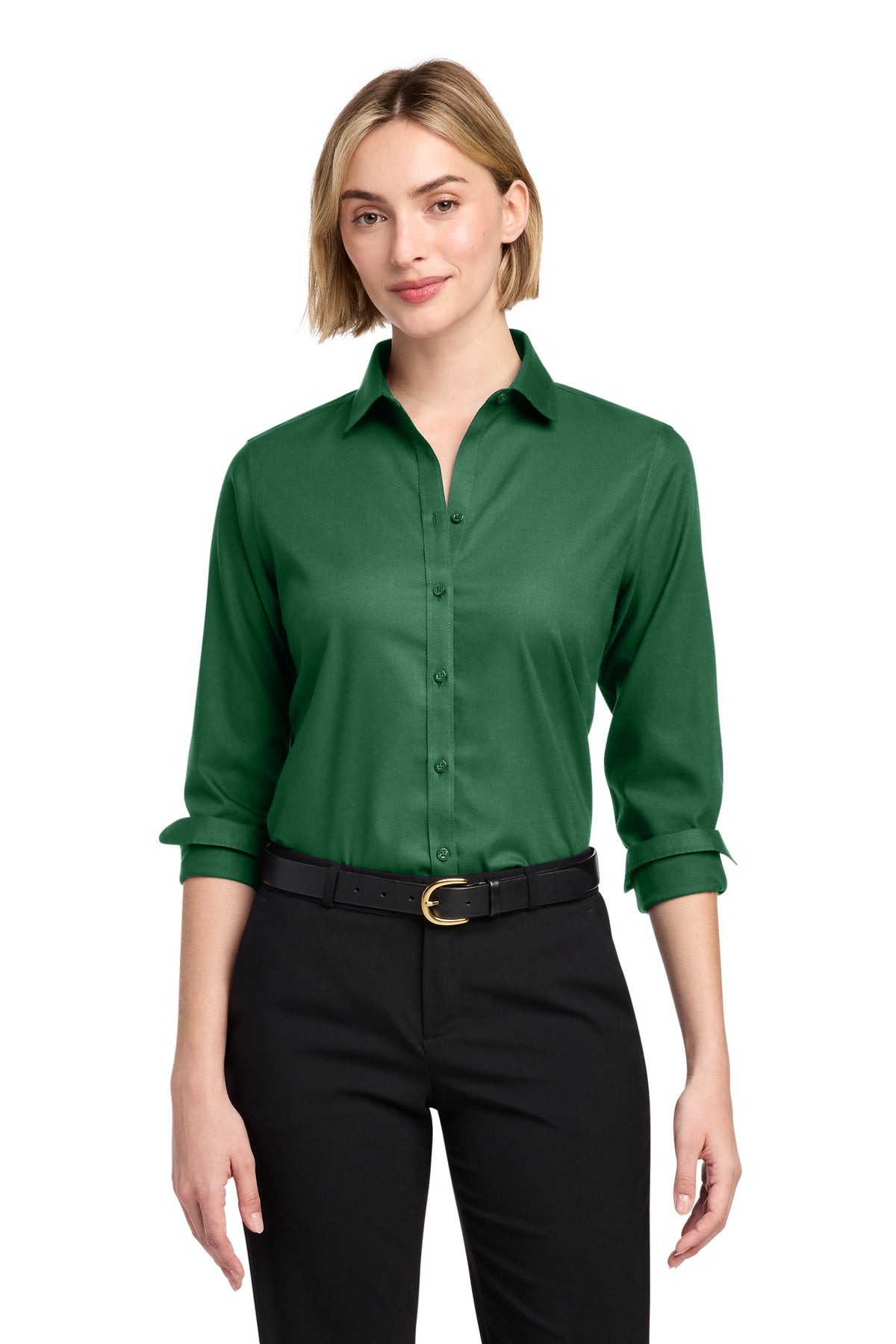 Brooks Brothers Women's Wrinkle-Free Stretch Nailhead Shirt BB18003