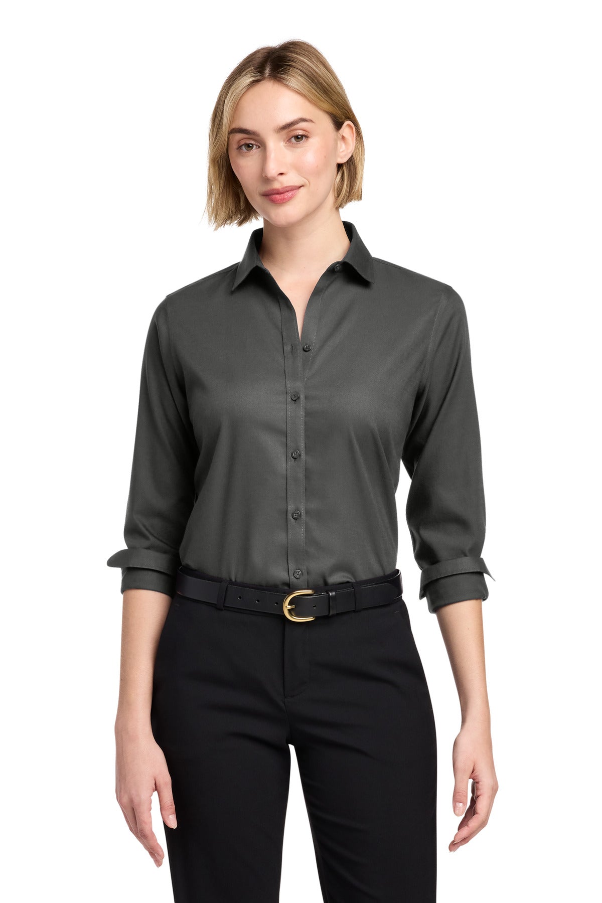 Brooks Brothers Women's Wrinkle-Free Stretch Nailhead Shirt BB18003