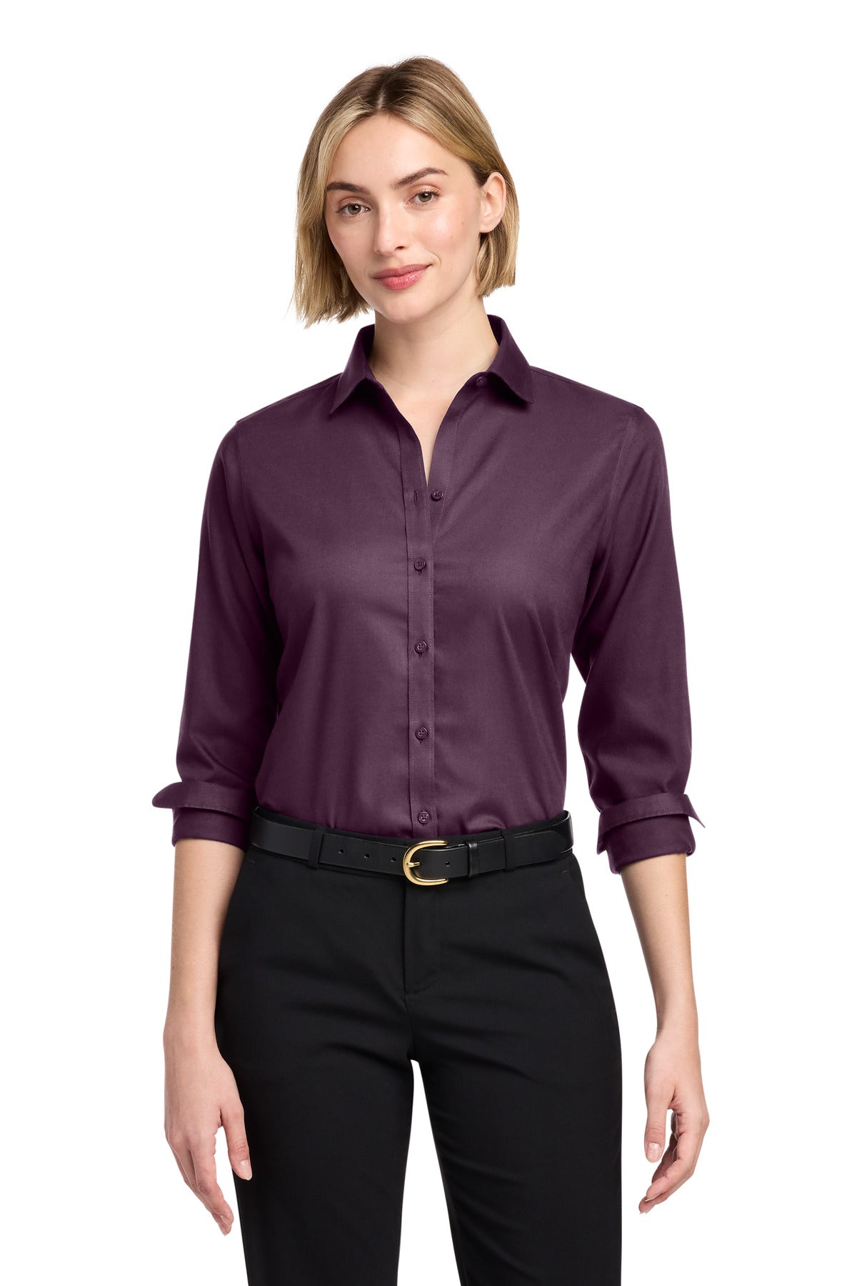 Brooks Brothers Women's Wrinkle-Free Stretch Nailhead Shirt BB18003