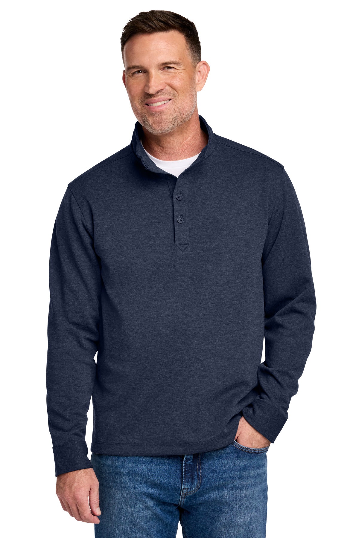 Brooks Brothers Mid-Layer Stretch 1/2-Button BB18202