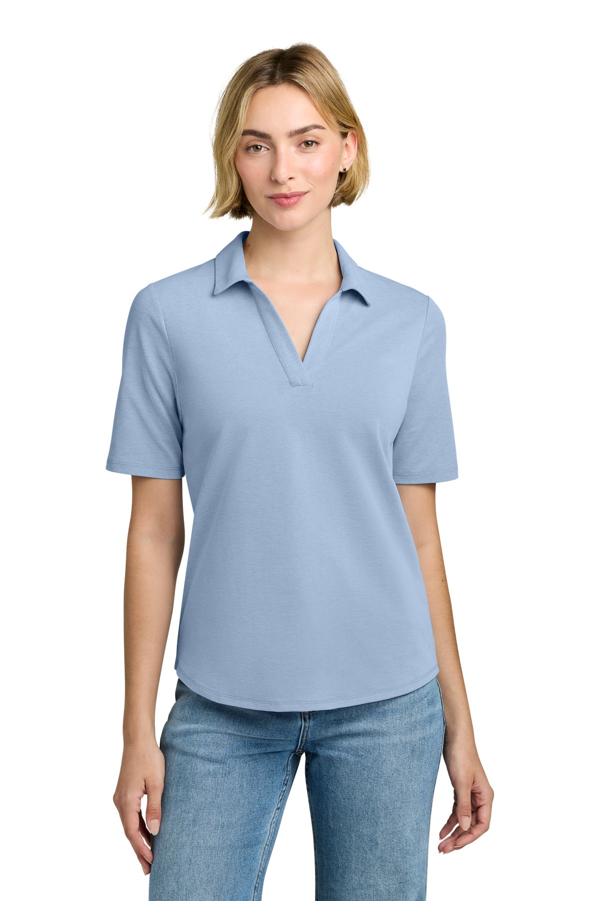 Brooks Brothers Women's Pinpoint Pique Polo BB18223 - EMBROIDERED