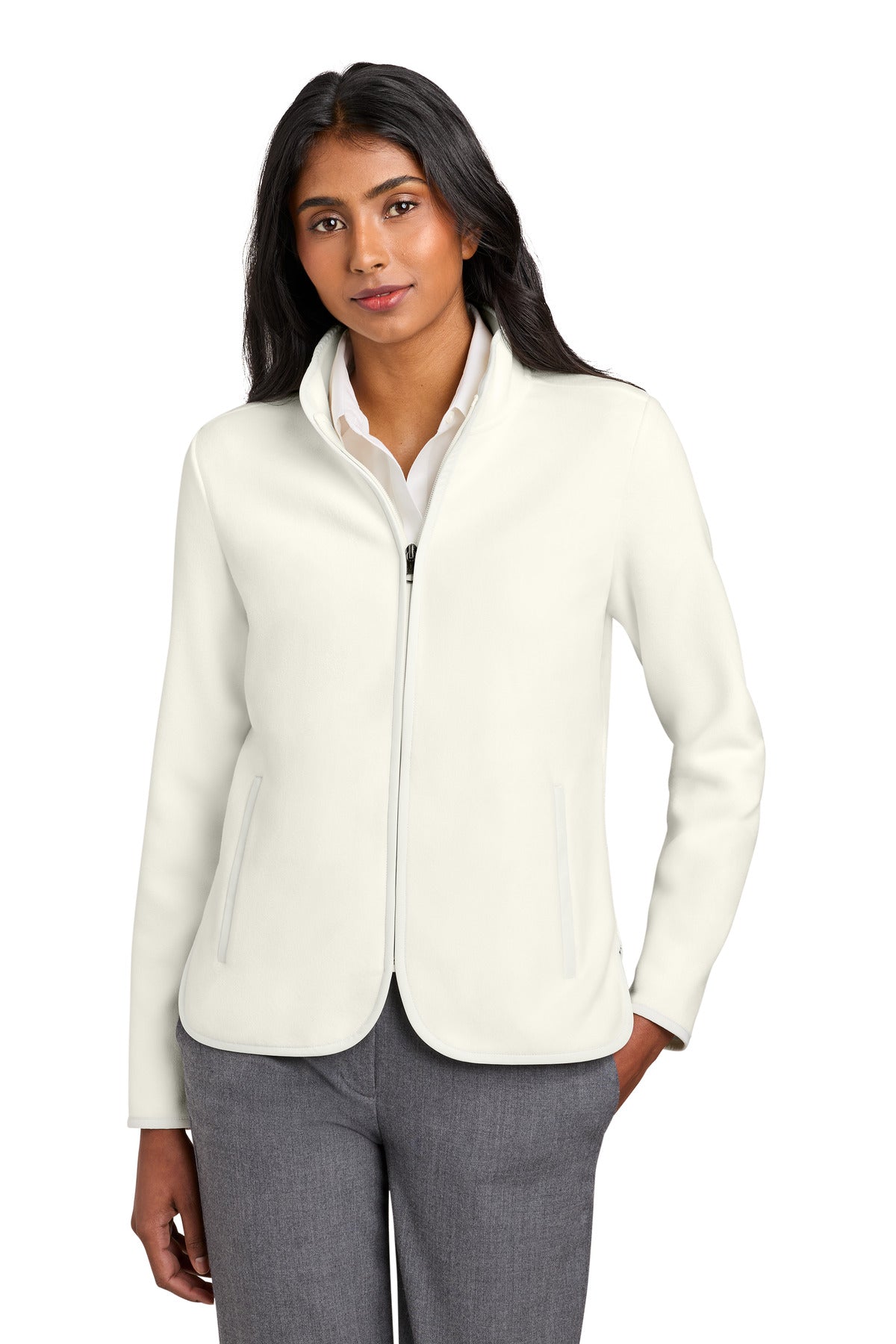 Brooks Brothers Women's Fleece Jacket BB18611 - EMBROIDERED