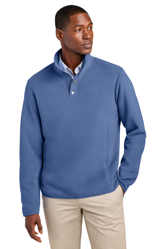 Brooks Brothers Fleece 1/4-Snap Neck BB18612 - EMBROIDERED
