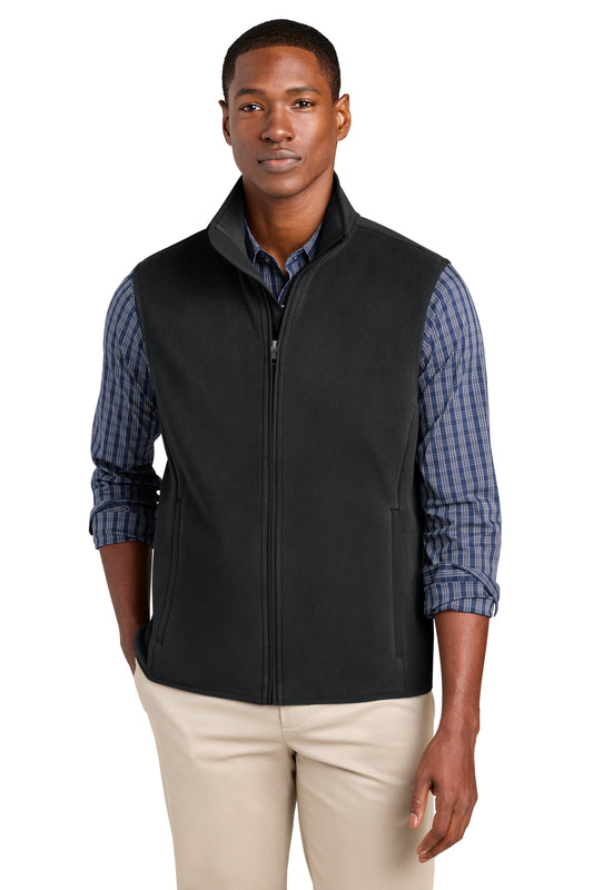 Brooks Brothers Fleece Vest BB18614 - EMBROIDERED