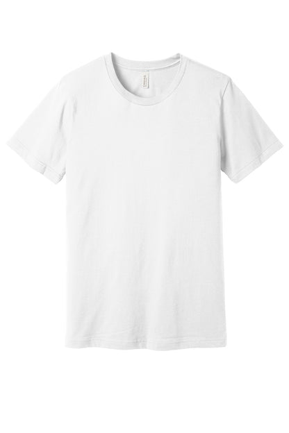 BELLA+CANVAS  Unisex Jersey Short Sleeve Tee. BC3001 - EMBROIDERED