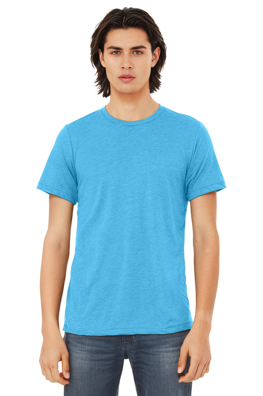 BELLA+CANVAS  Unisex Triblend Short Sleeve Tee. BC3413 - EMBROIDERED