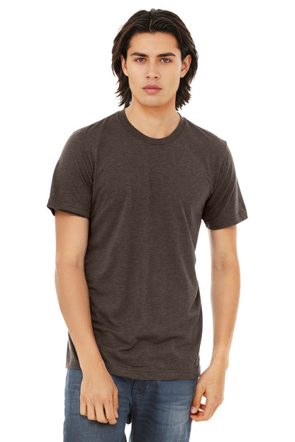 BELLA+CANVAS  Unisex Triblend Short Sleeve Tee. BC3413 - EMBROIDERED
