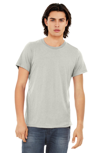 BELLA+CANVAS  Unisex Triblend Short Sleeve Tee. BC3413 - EMBROIDERED