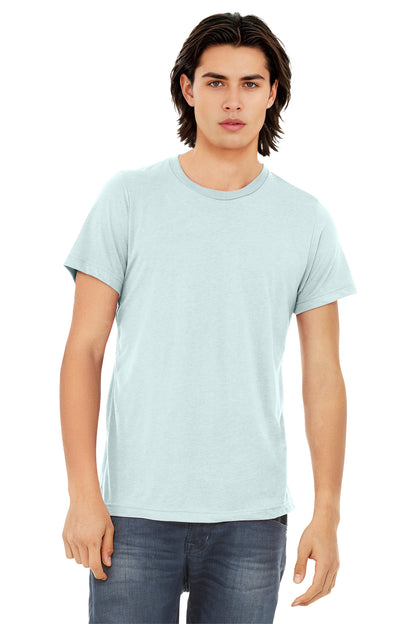 BELLA+CANVAS  Unisex Triblend Short Sleeve Tee. BC3413 - EMBROIDERED