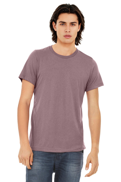 BELLA+CANVAS  Unisex Triblend Short Sleeve Tee. BC3413 - EMBROIDERED
