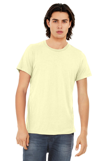 BELLA+CANVAS  Unisex Triblend Short Sleeve Tee. BC3413 - EMBROIDERED