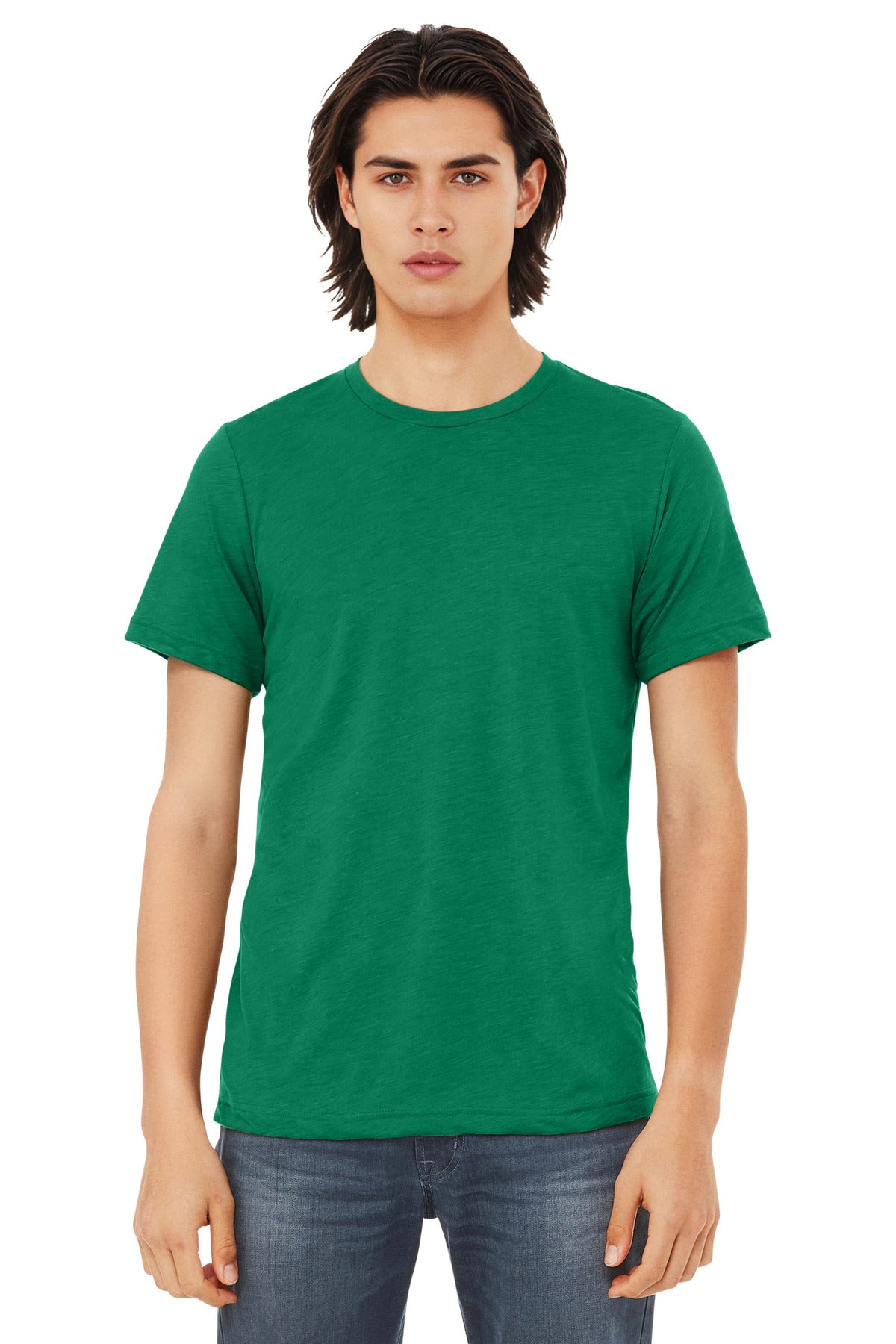 BELLA+CANVAS  Unisex Triblend Short Sleeve Tee. BC3413 - EMBROIDERED