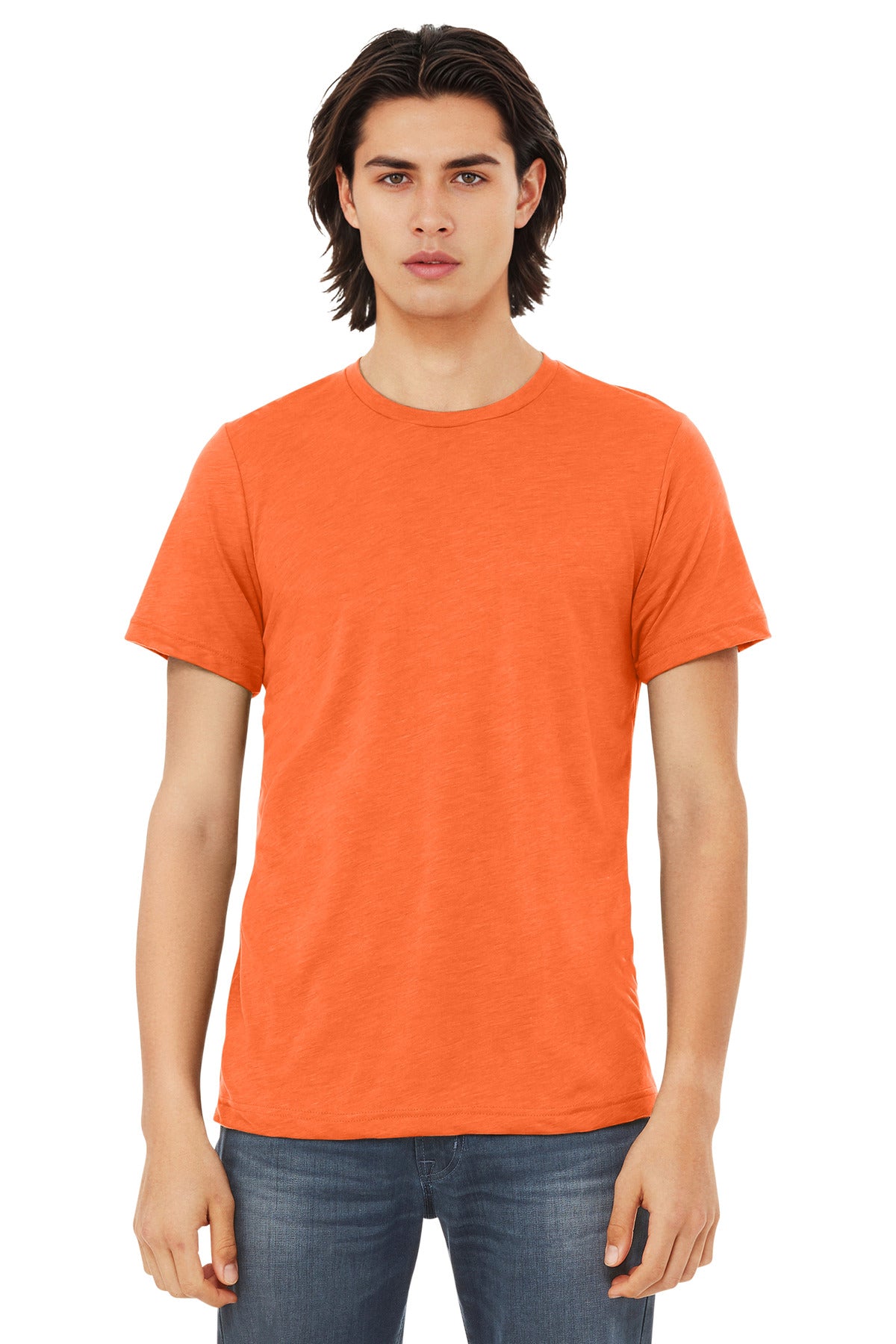 BELLA+CANVAS  Unisex Triblend Short Sleeve Tee. BC3413 - EMBROIDERED