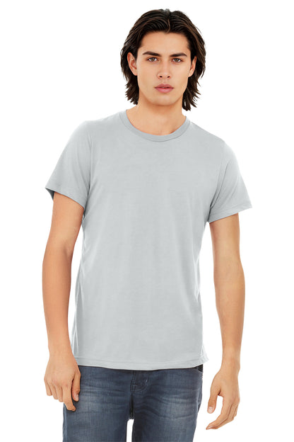 BELLA+CANVAS  Unisex Triblend Short Sleeve Tee. BC3413 - EMBROIDERED