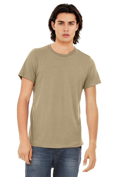 BELLA+CANVAS  Unisex Triblend Short Sleeve Tee. BC3413 - EMBROIDERED