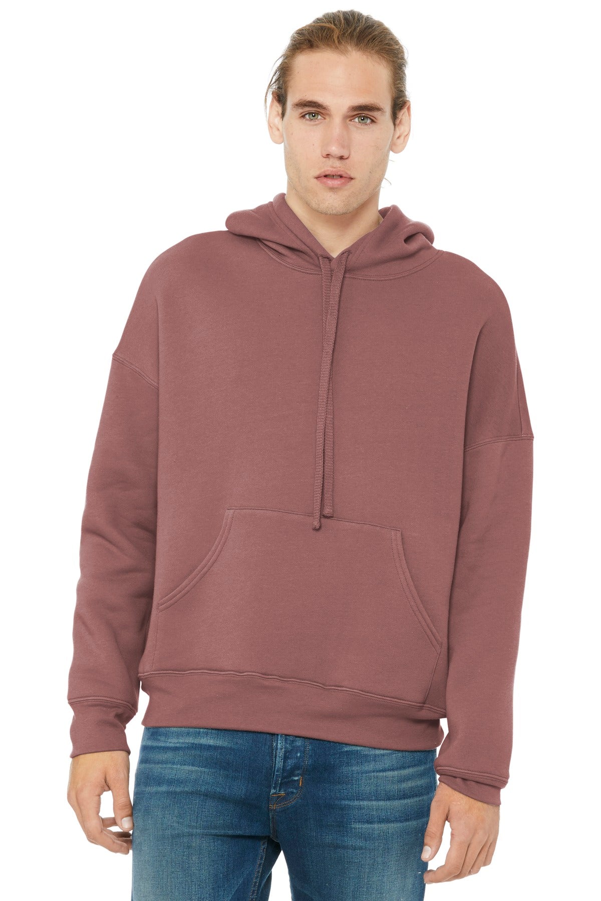 BELLA+CANVAS  Unisex Sponge Fleece Pullover DTM Hoodie. BC3729 - EMBROIDERED