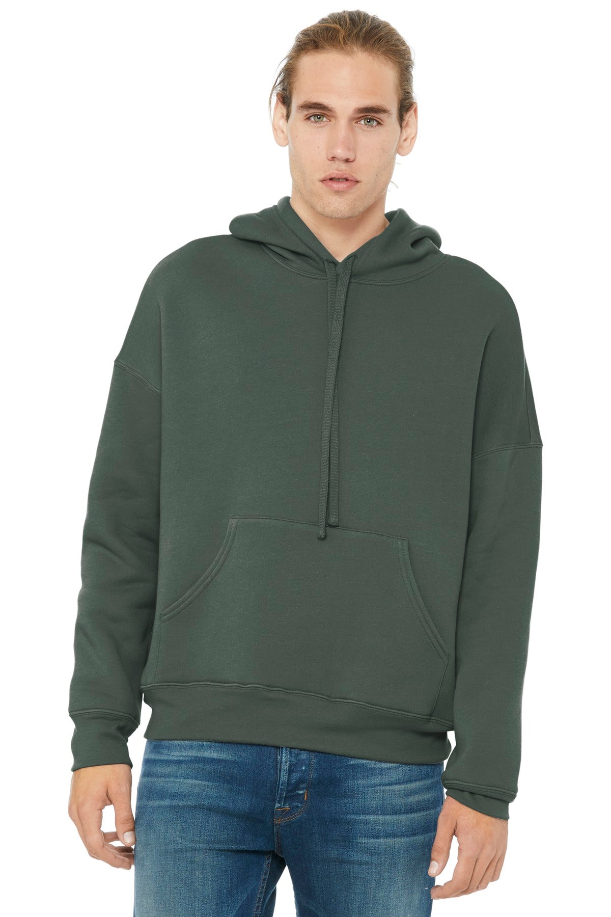 BELLA+CANVAS  Unisex Sponge Fleece Pullover DTM Hoodie. BC3729 - EMBROIDERED