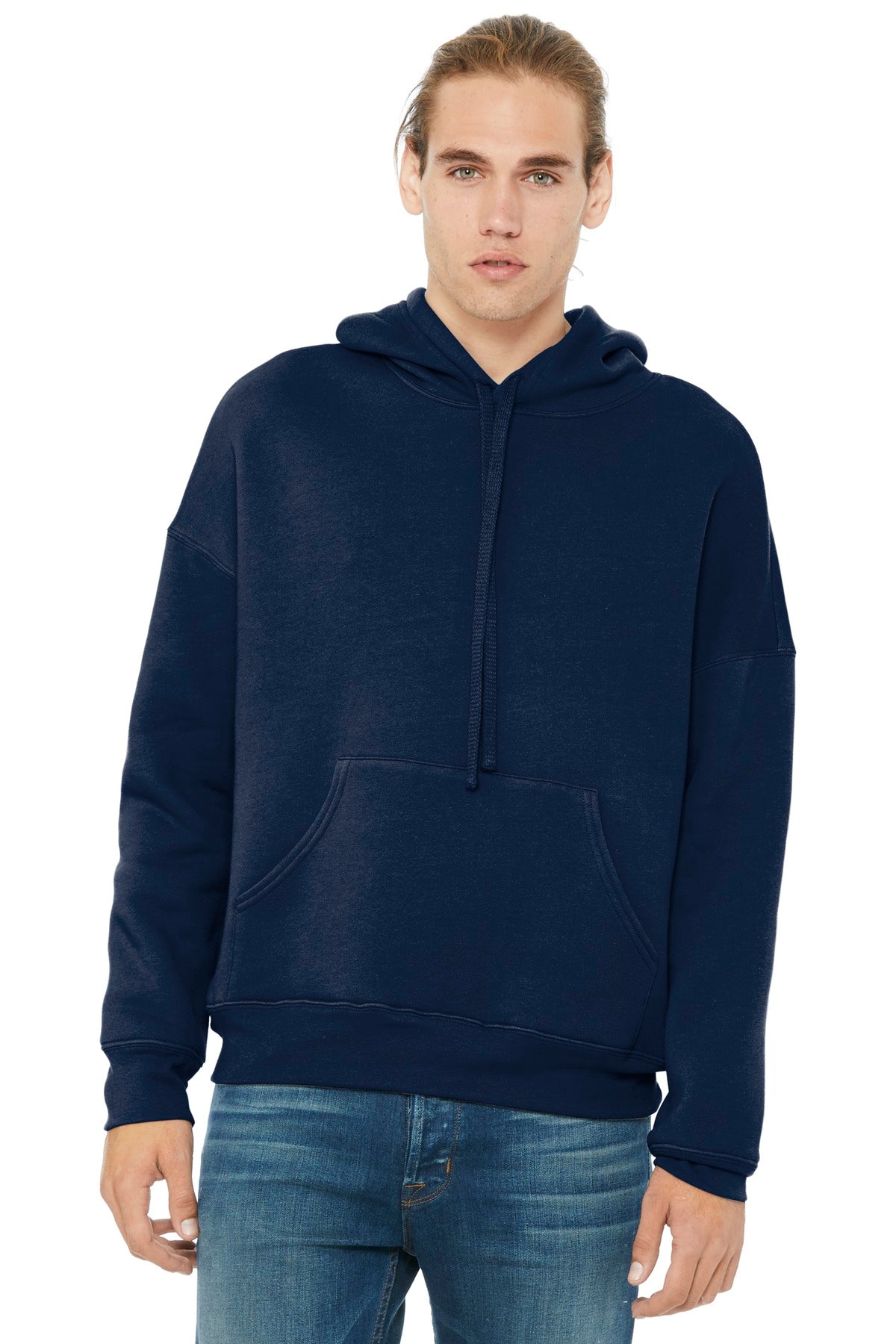 BELLA+CANVAS  Unisex Sponge Fleece Pullover DTM Hoodie. BC3729 - EMBROIDERED