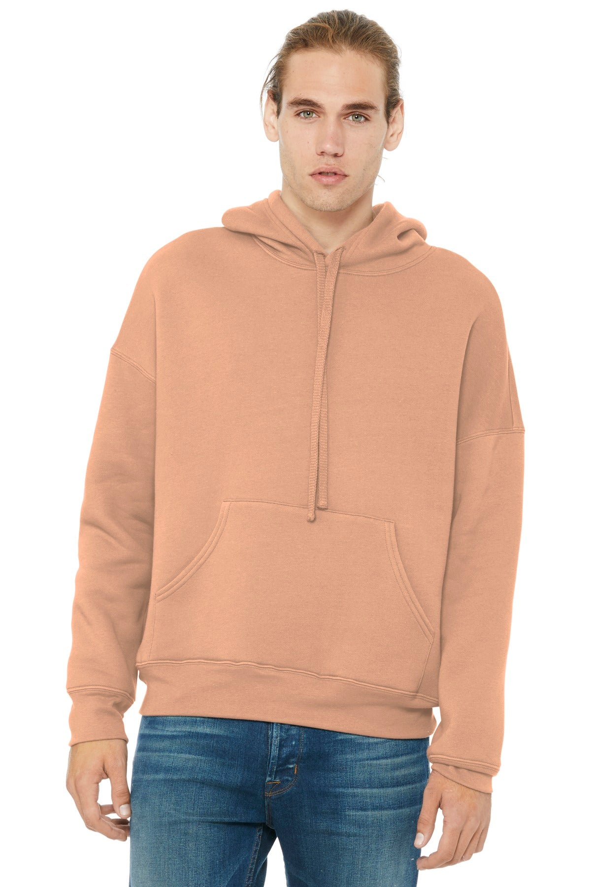 BELLA+CANVAS  Unisex Sponge Fleece Pullover DTM Hoodie. BC3729 - EMBROIDERED