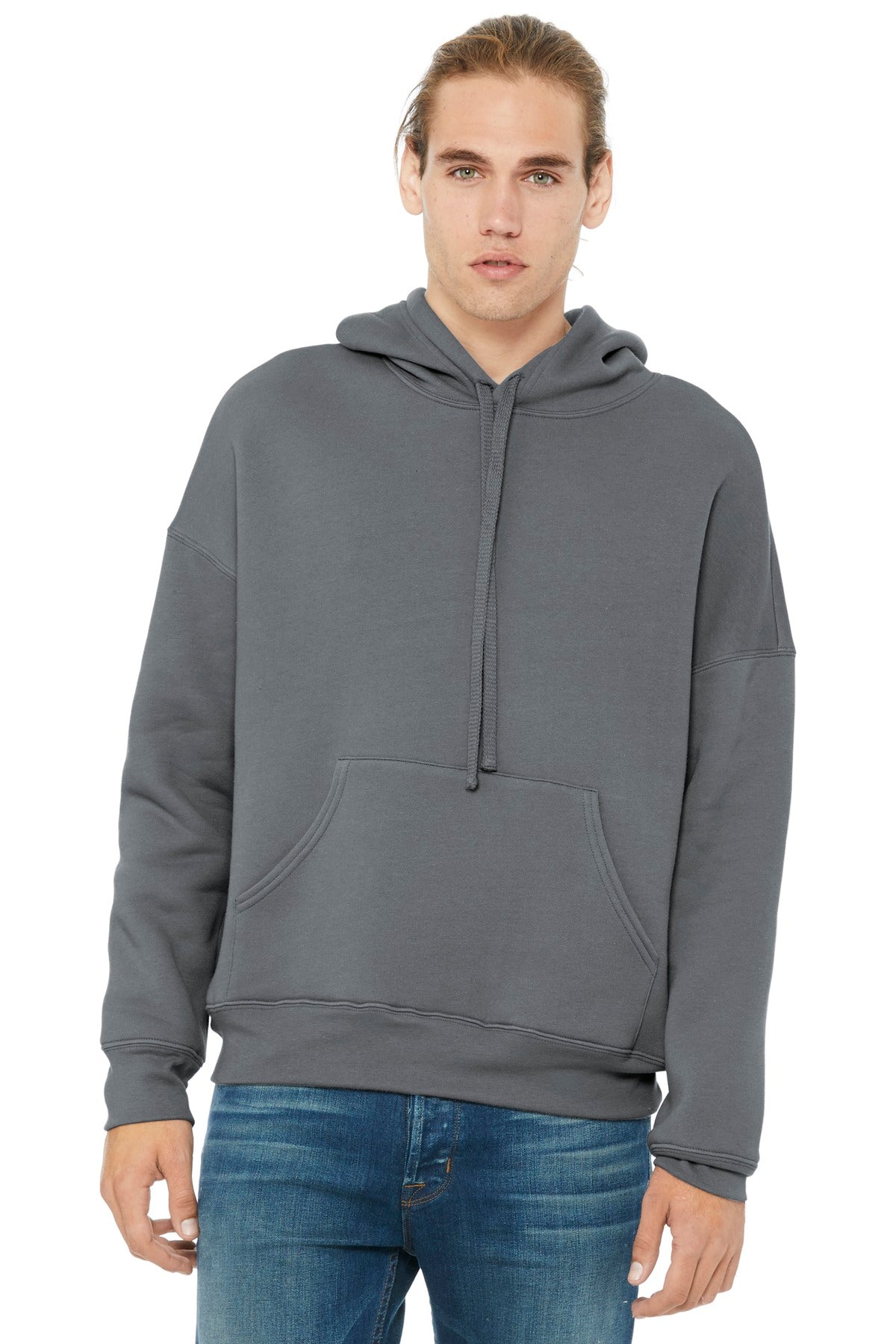 BELLA+CANVAS  Unisex Sponge Fleece Pullover DTM Hoodie. BC3729 - EMBROIDERED