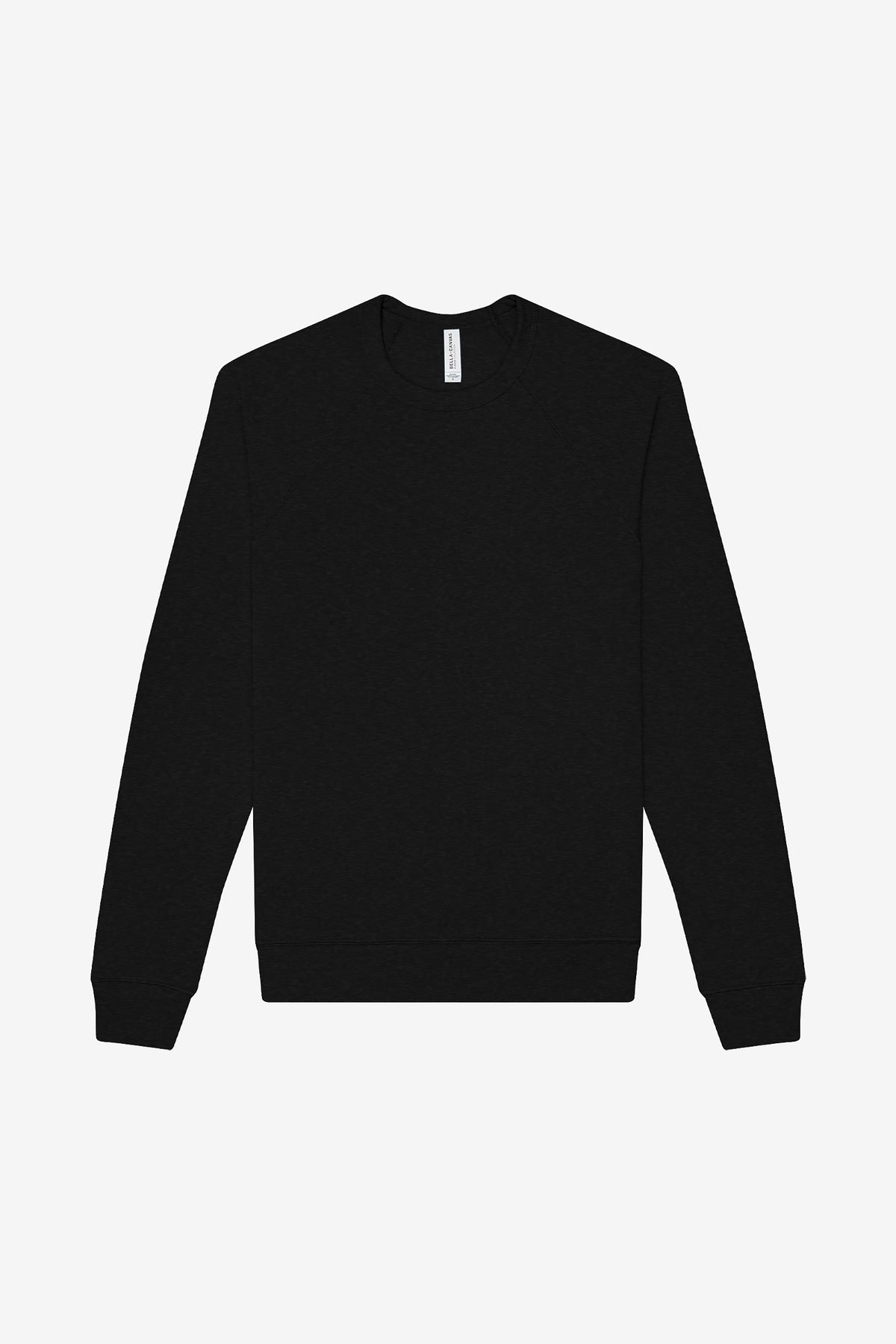 BELLA+CANVAS  Unisex Sponge Fleece Raglan Sweatshirt. BC3901 - EMBROIDERED