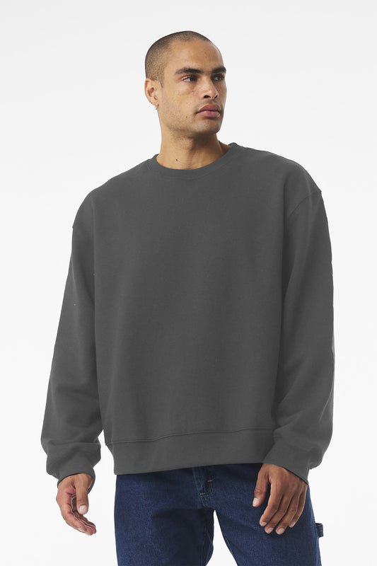BELLA+CANVAS Unisex 10-Ounce Heavyweight Crewneck Sweatshirt BC4711 - EMBROIDERED
