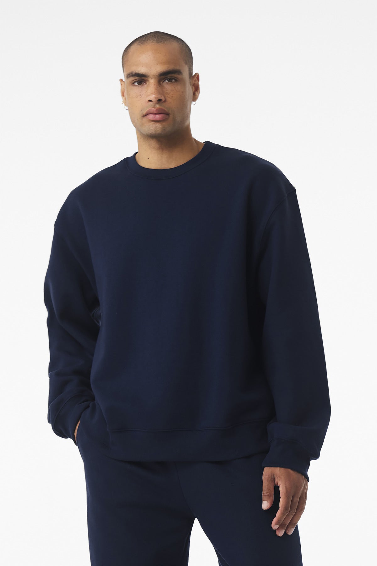 BELLA+CANVAS Unisex 10-Ounce Heavyweight Crewneck Sweatshirt BC4711 - EMBROIDERED