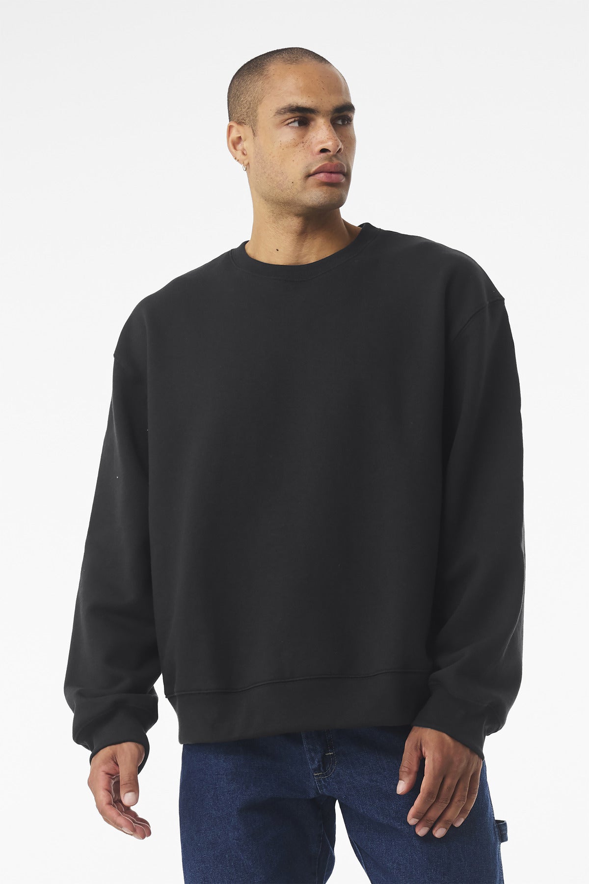 BELLA+CANVAS Unisex 10-Ounce Heavyweight Crewneck Sweatshirt BC4711 - EMBROIDERED