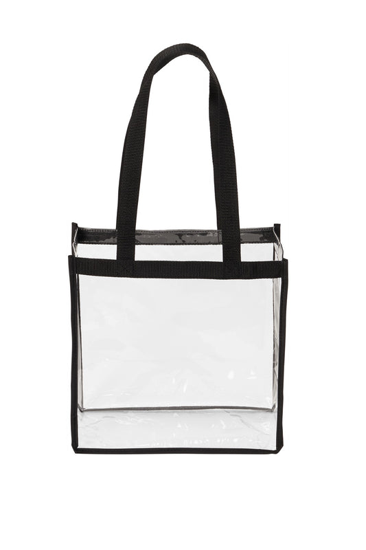Port Authority  Clear Stadium Tote BG430 - EMBROIDERED