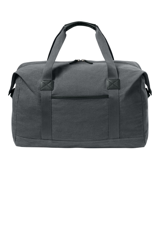 Port Authority Washed Canvas Duffel BG8030 - EMBROIDERED