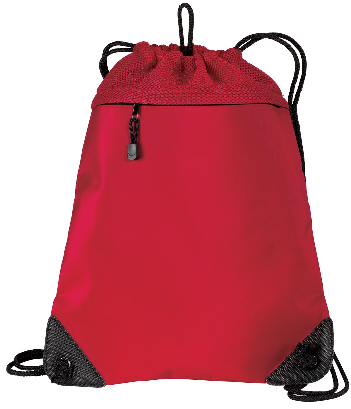 Port Authority - Cinch Pack with Mesh Trim.  BG810 - EMBROIDERED