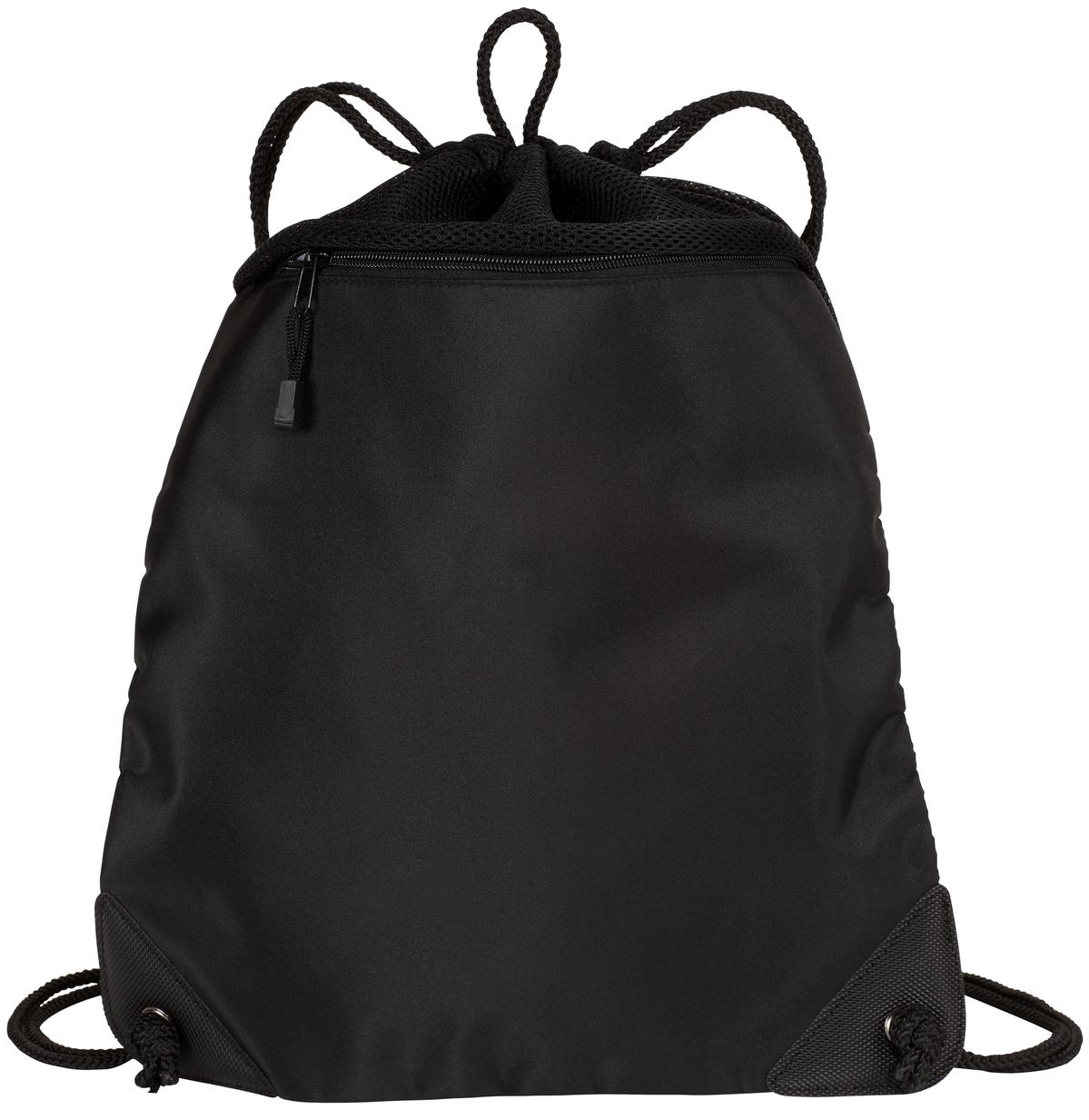 Port Authority - Cinch Pack with Mesh Trim.  BG810 - EMBROIDERED
