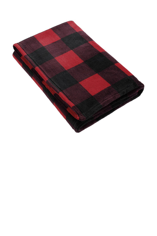 Port Authority   Ultra Plush Blanket. BP31 - EMBROIDERED