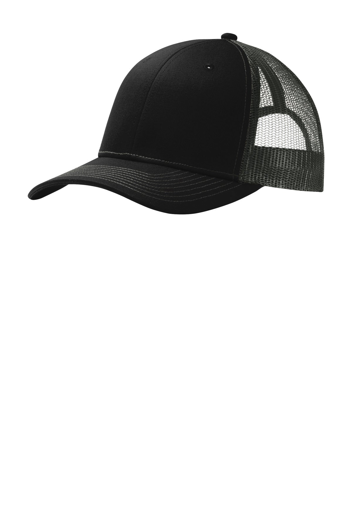 Port Authority Snapback Trucker Cap. C402 - EMBROIDERED