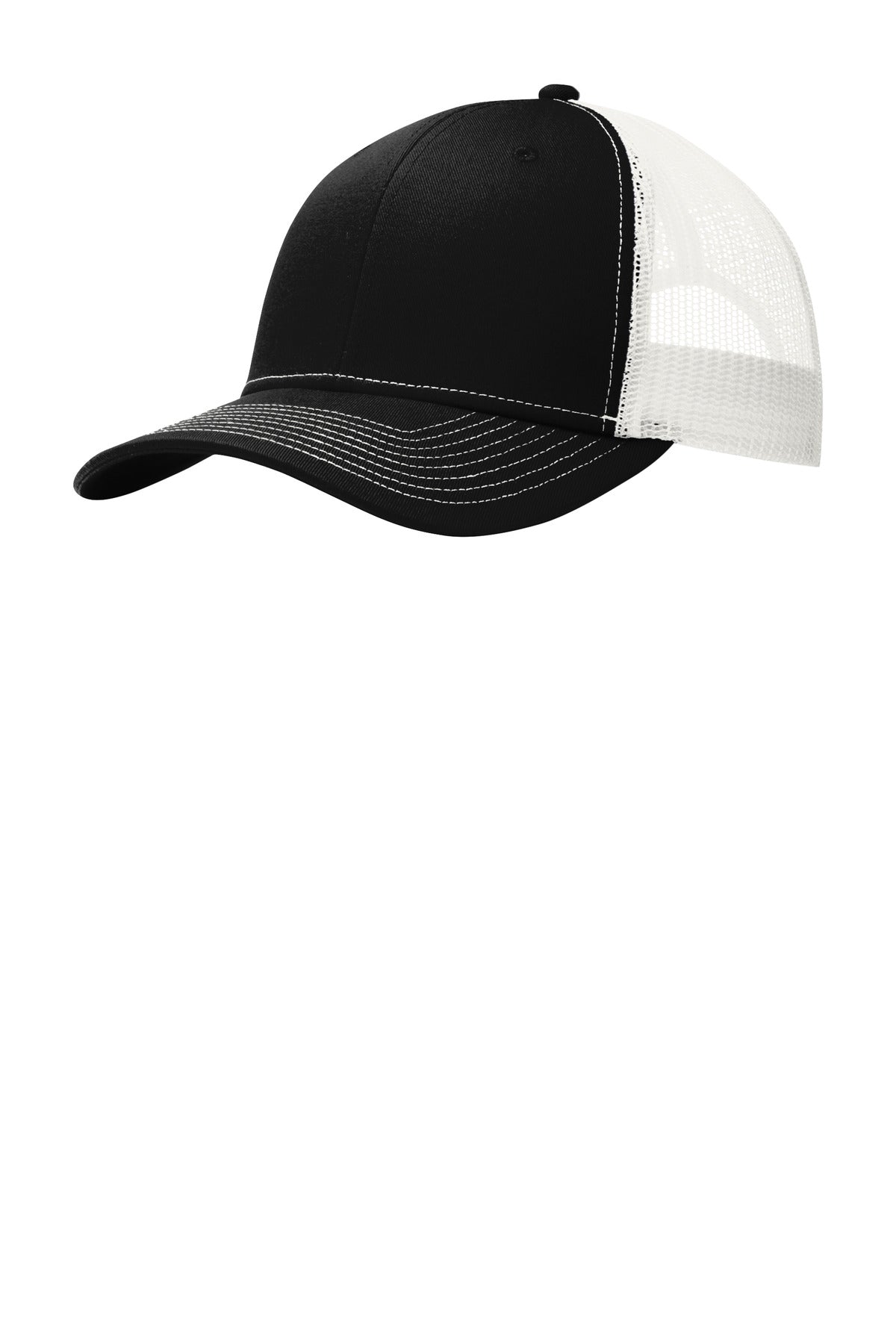 Port Authority Snapback Trucker Cap. C402 - EMBROIDERED