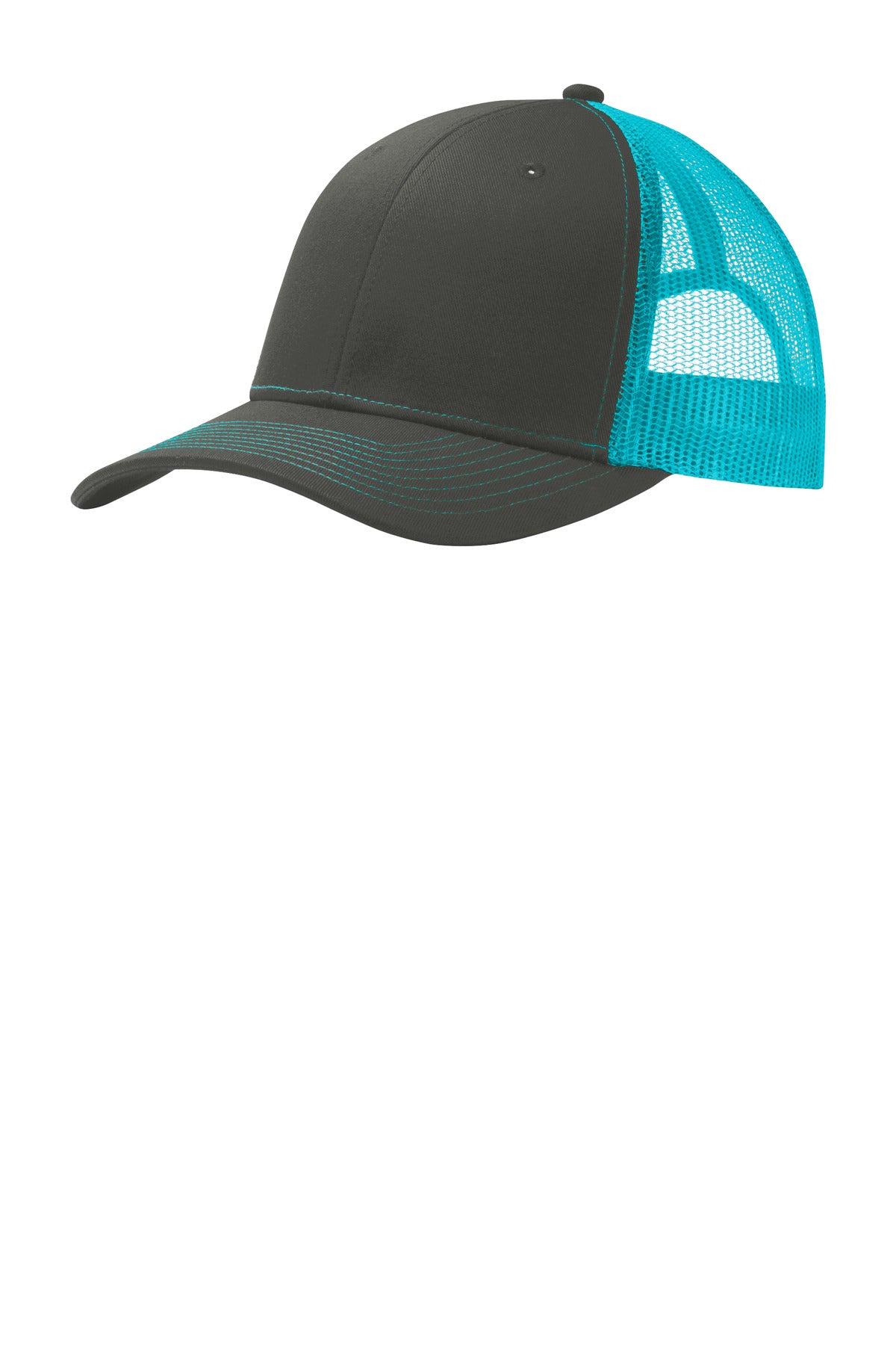 Port Authority Snapback Trucker Cap. C402 - EMBROIDERED