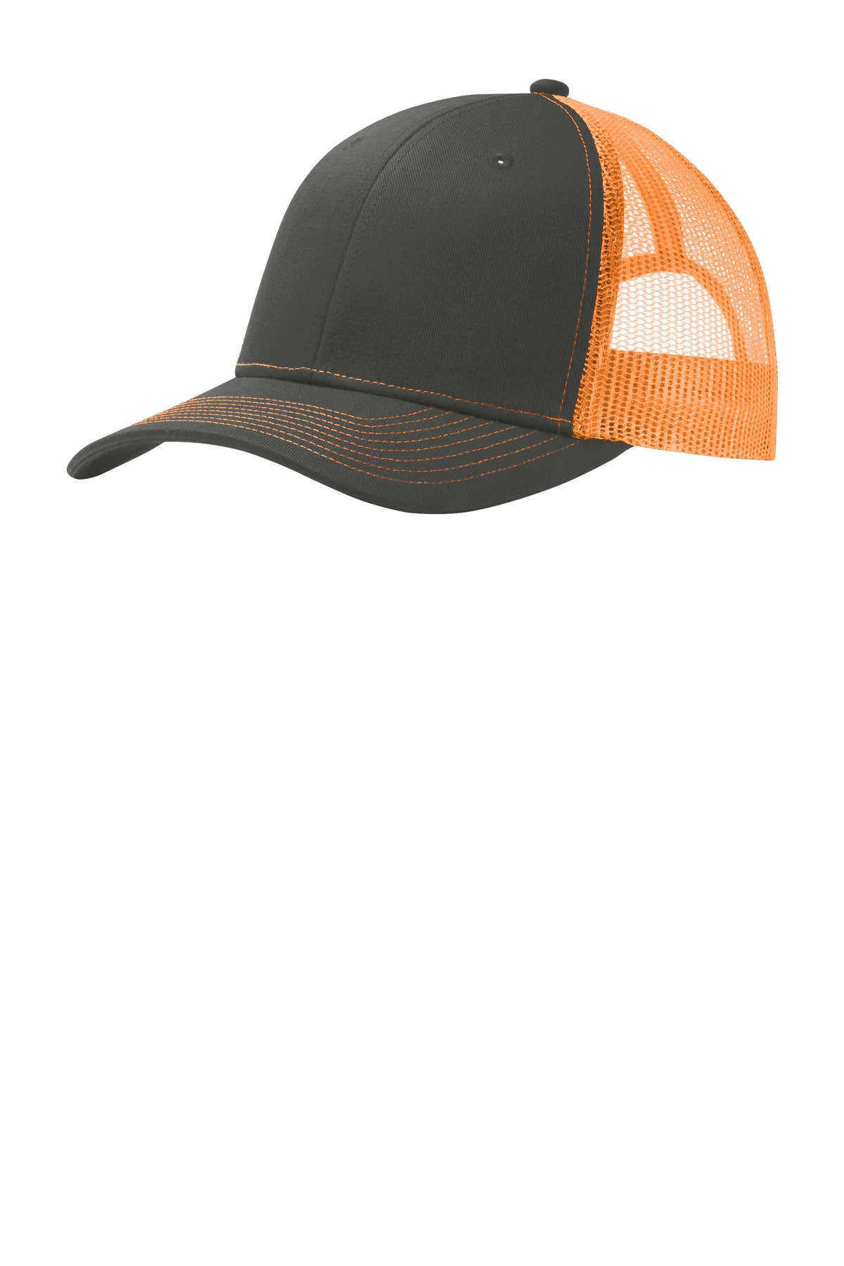 Port Authority Snapback Trucker Cap. C402 - EMBROIDERED