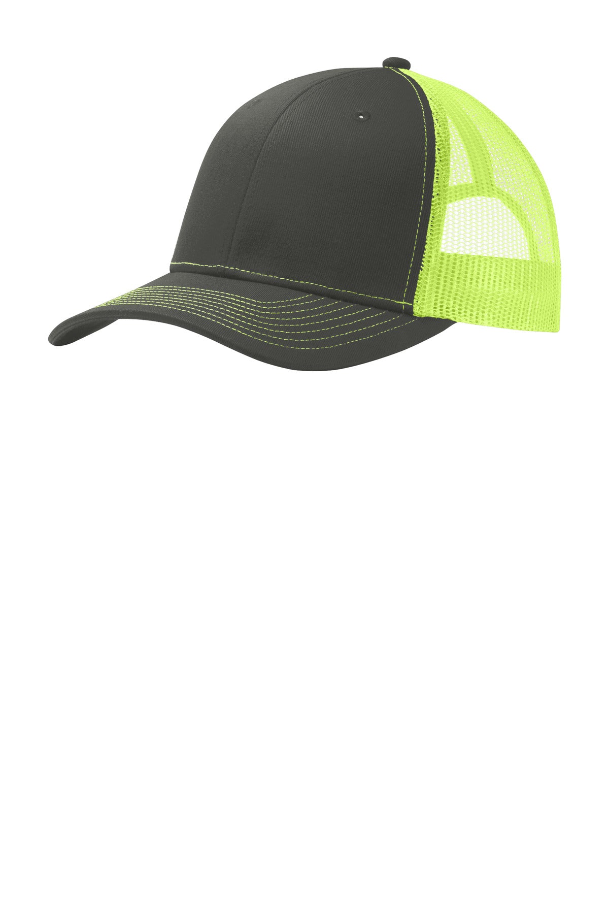 Port Authority Snapback Trucker Cap. C402 - EMBROIDERED