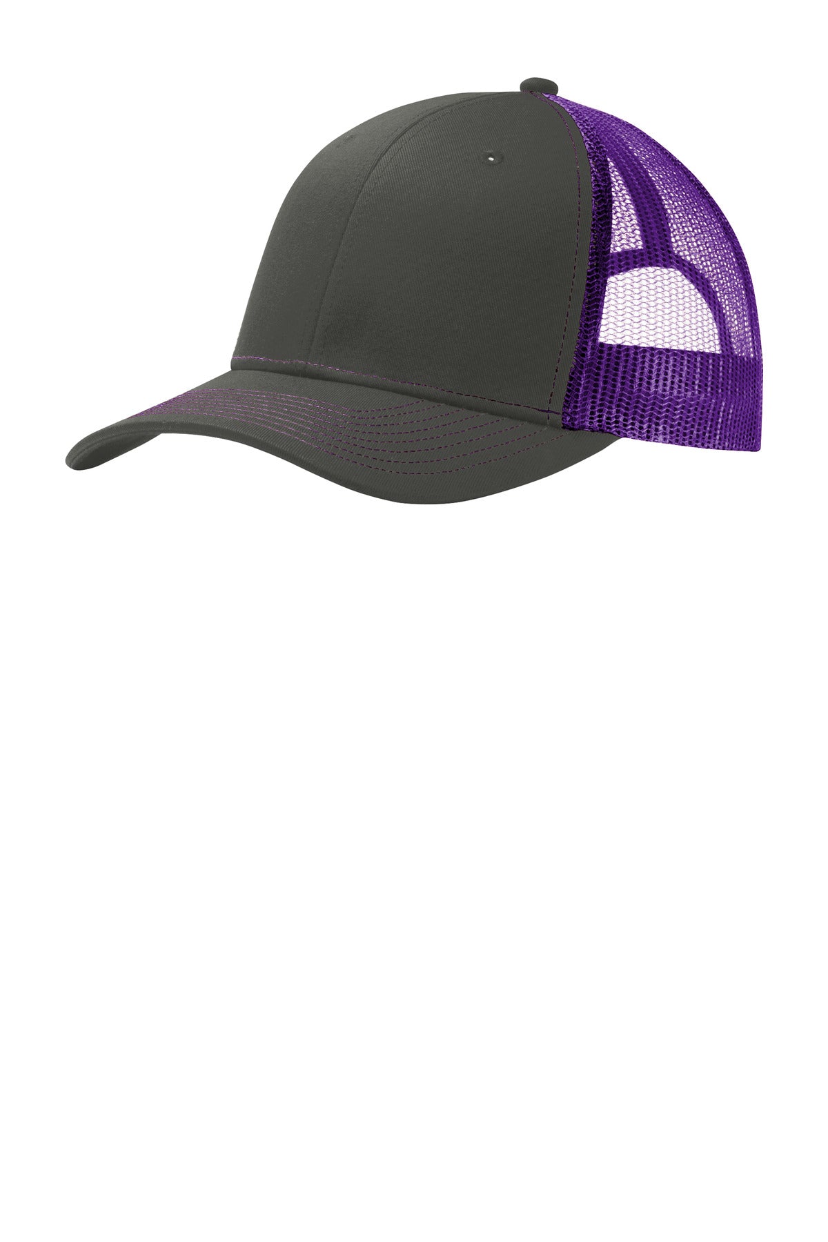Port Authority Snapback Trucker Cap. C402 - EMBROIDERED