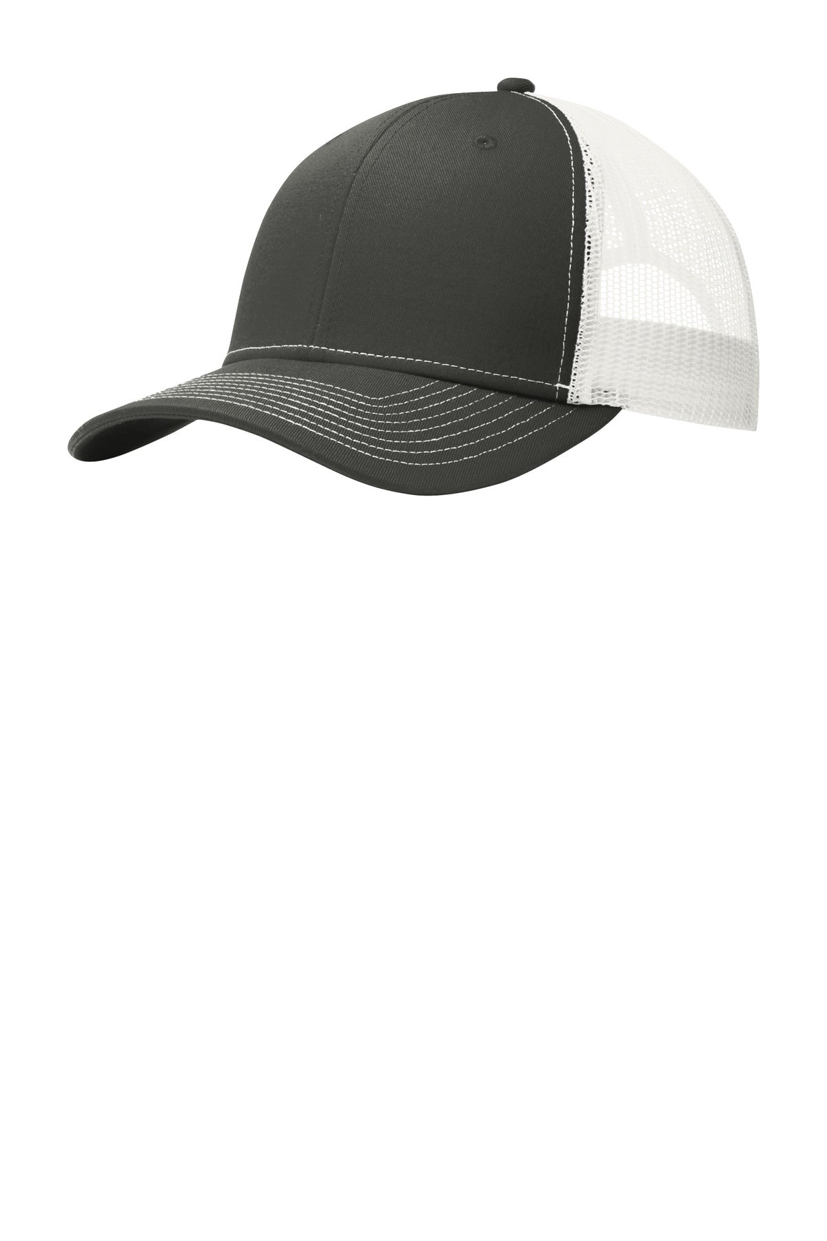 Port Authority Snapback Trucker Cap. C402 - EMBROIDERED