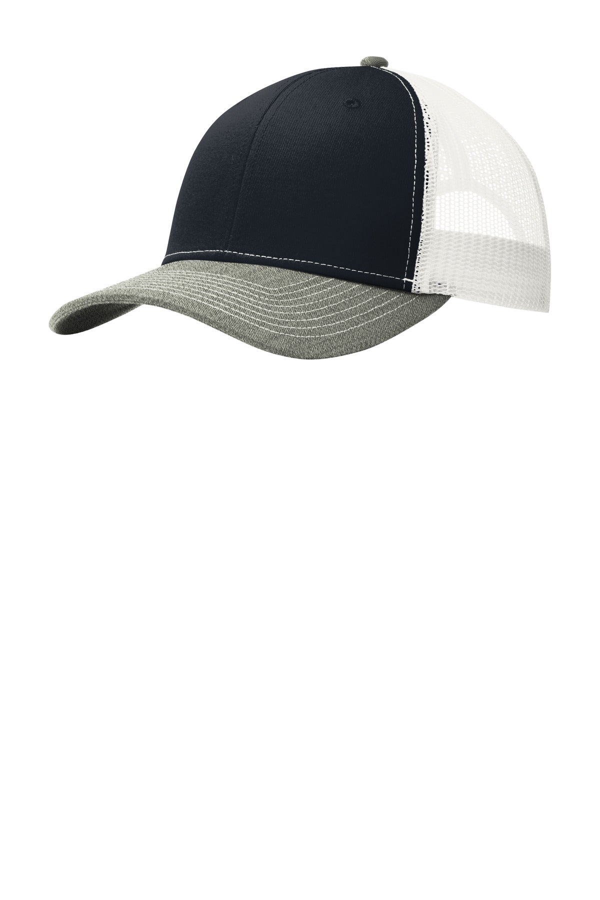 Port Authority Snapback Trucker Cap. C402 - EMBROIDERED