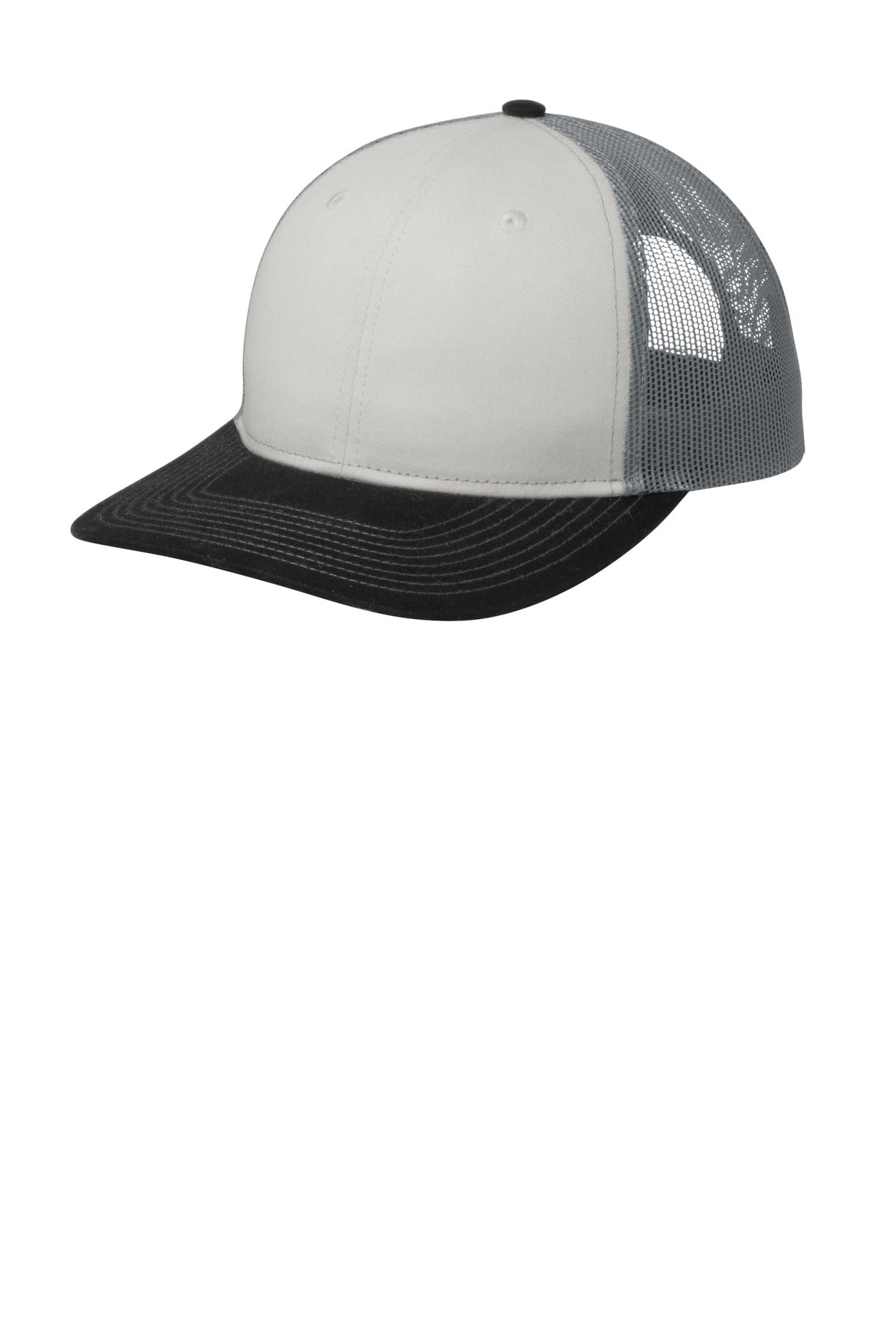 Port Authority Snapback Trucker Cap. C402 - EMBROIDERED