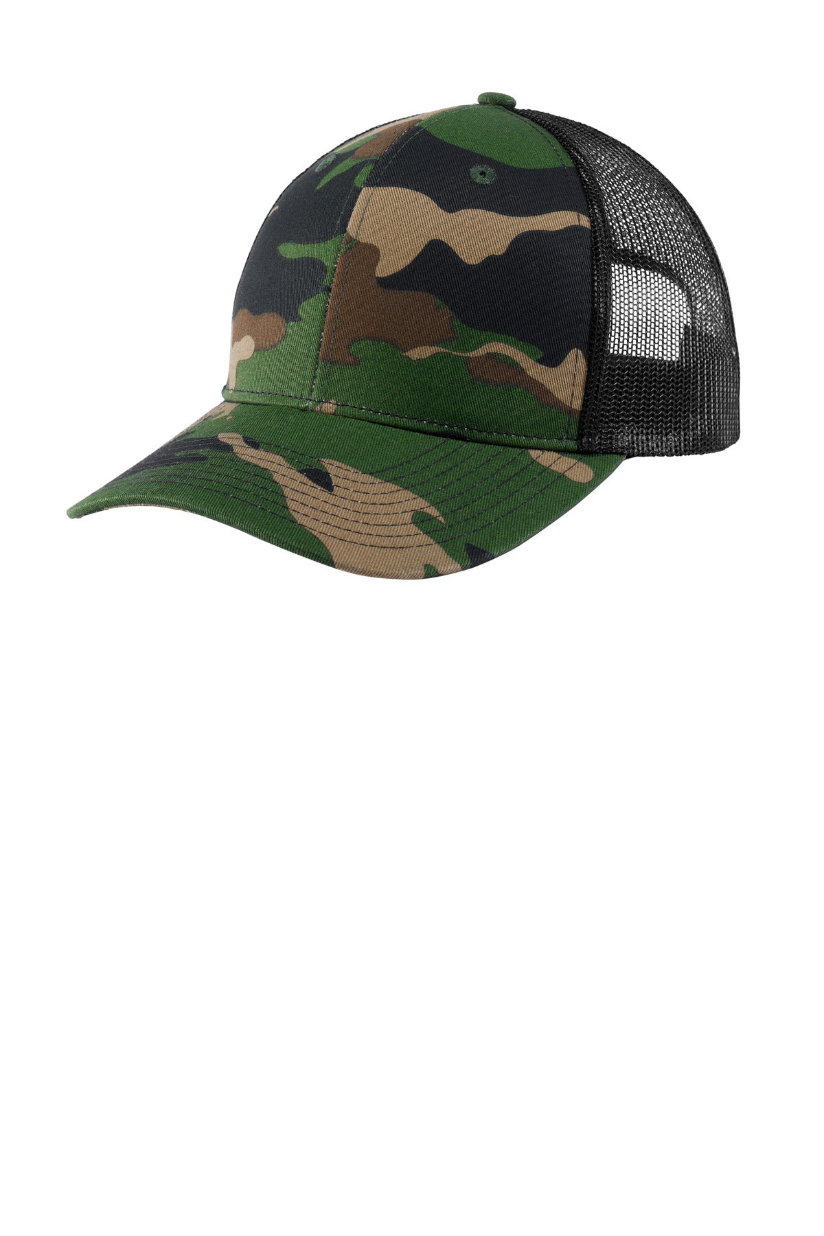 Port Authority Snapback Trucker Cap. C402 - EMBROIDERED